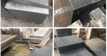 吉林省 芝麻黑地铺石材