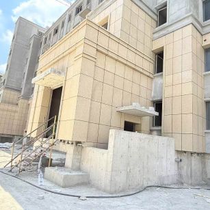 吉林省 黄金麻干挂，工地实拍