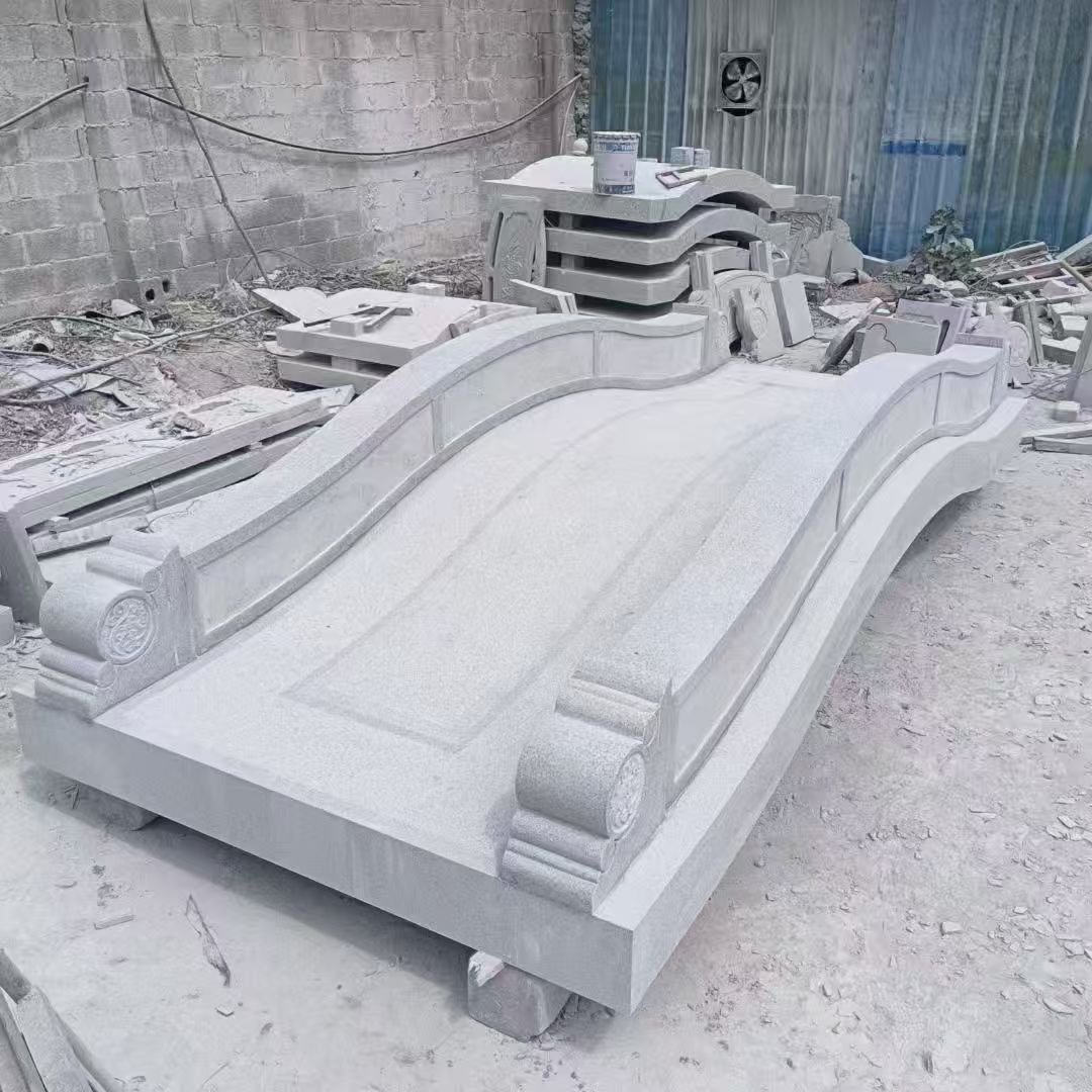 吉林省 芝麻灰花岗岩园林景观 小石桥