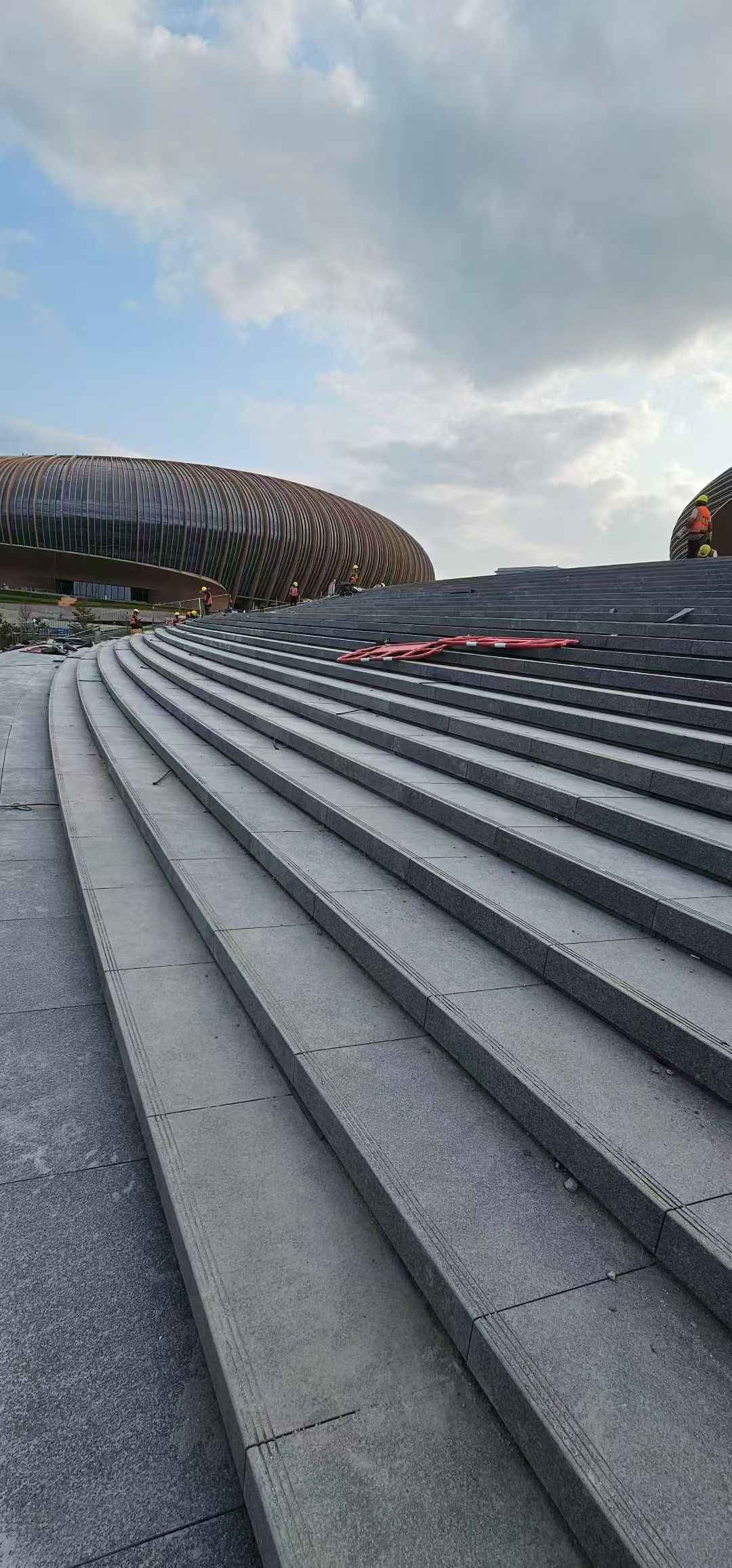 吉林省 弧形整石台阶铺装效果图