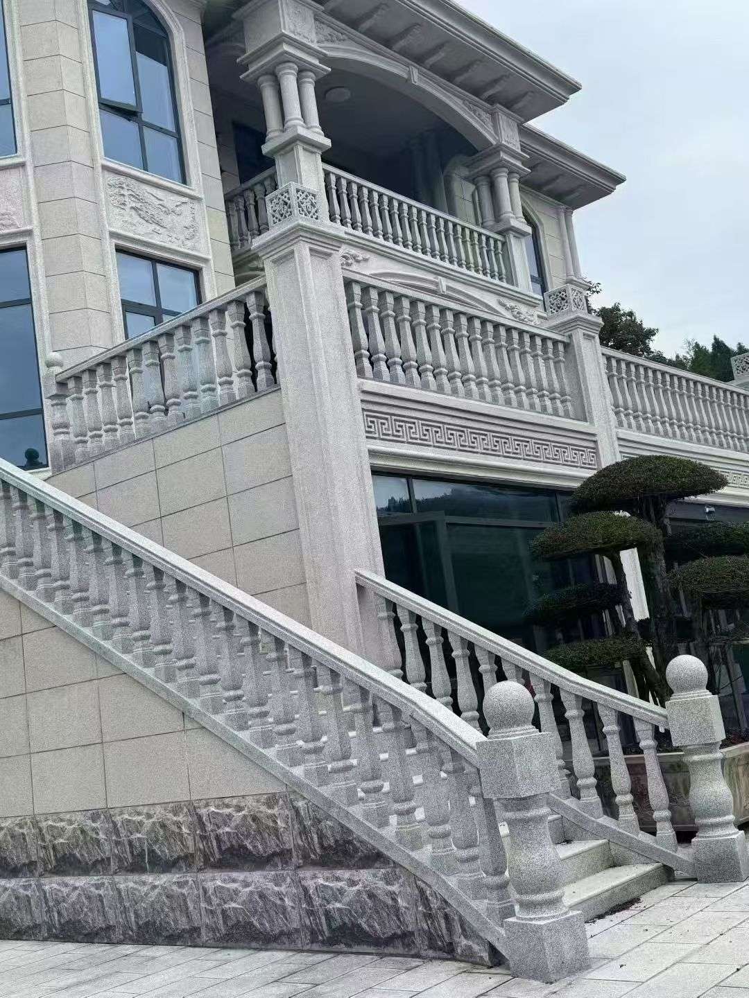 吉林省 芝麻白别墅，栏杆