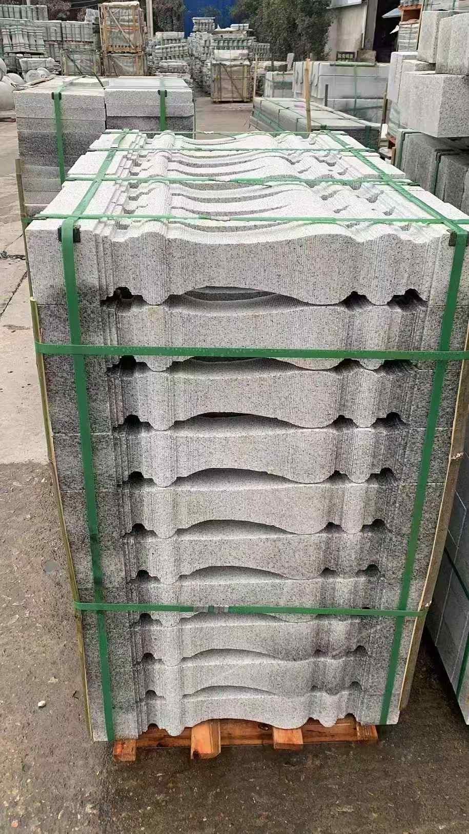 吉林省 芝麻白方形拉丝面，栏杆花瓶柱