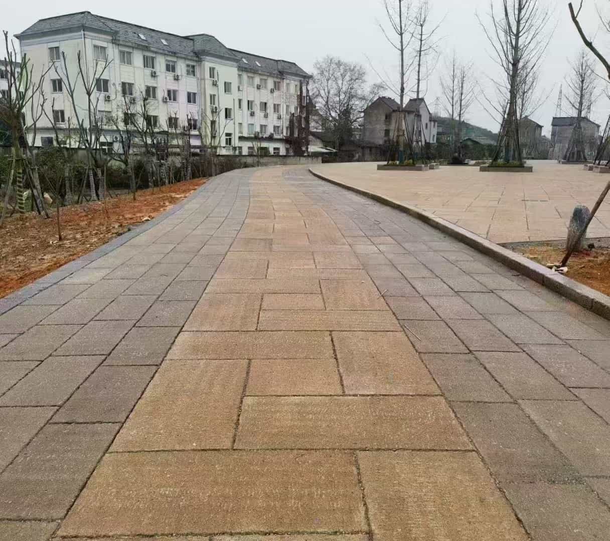 吉林省仿古石铺装效果