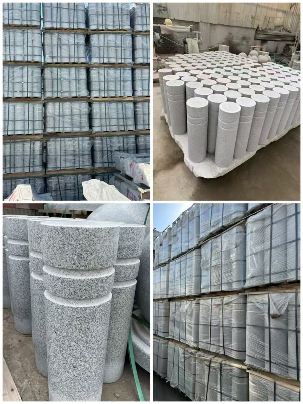 吉林省 芝麻白花岗岩挡车柱、隔离柱多少钱